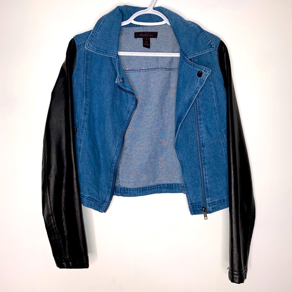 Seductions Black and Jean Jacket. - Picture 2 of 6